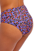 Figi kąpielowe Freya Swim SANTIAGO NIGHTS AS205678LED High Waist Bikini Brief Leopard