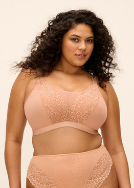 Biustonosz bezfiszbinowy Elomi TIERNIE EL303317SAH Non Wired Bralette Sahara