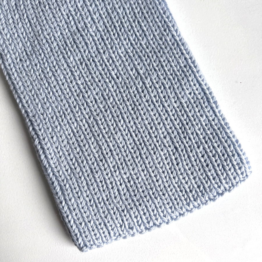 NANA – czapka beanie z wełny baby merino 53 Rosa jesienno-zimowa