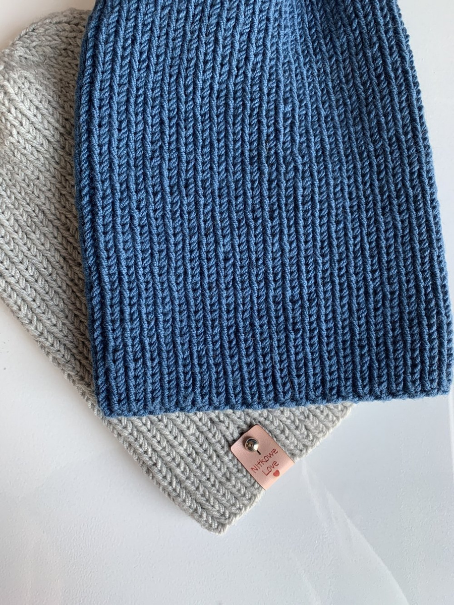 NANA Beanie-Mütze aus Merinowolle 100% Baby Merino 42 Petrol Damen Herren Kinder Winter
