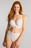 Głębokie figi Panache EVANGELINE 11434 Deep Pant White