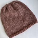 CHMURKA Beanie-Mütze aus Alpaka 35 Glina brązowy