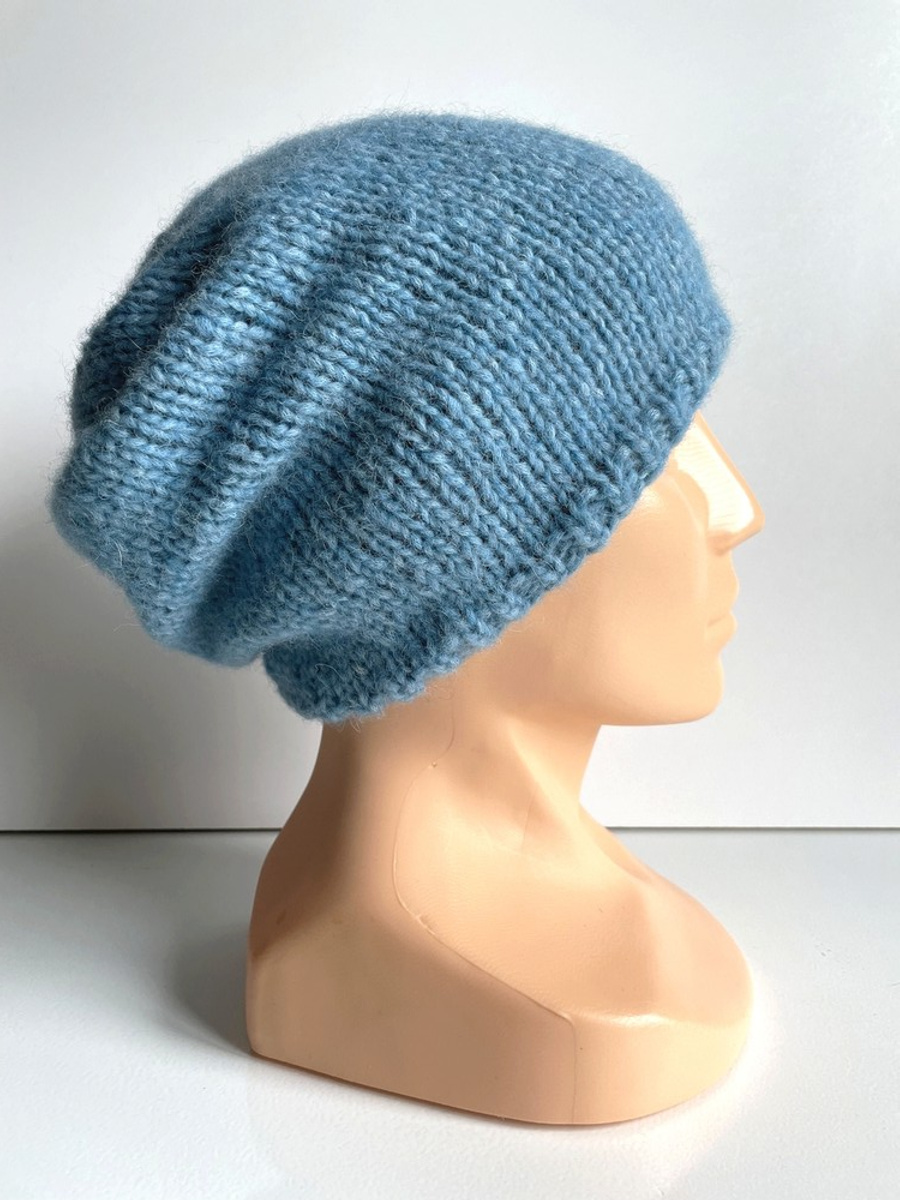 CHMURKA Alpaca Beanie 21 Niebieski Morski