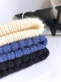 HELLI – czapka zimowa beanie z wełny baby merino 21 Czarny unisex