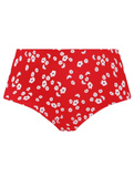 Strój kąpielowy Elomi Swim PLAIN SAILING ES7271RFL + ES7275RFL Non Wired Moulded Tankini Top + Bikini Brief Red Floral