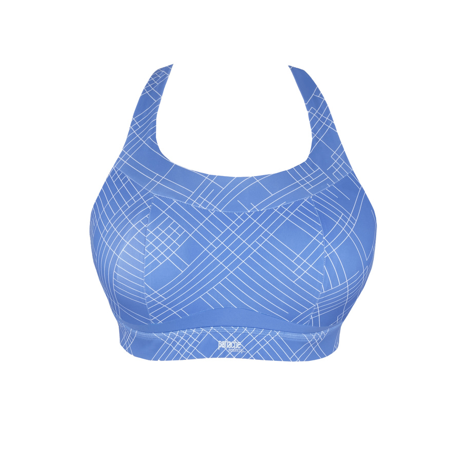 Bezfiszbinowy biustonosz sportowy Panache Sport FREEDOM 7344A Non Wired Sports Bra Azure
