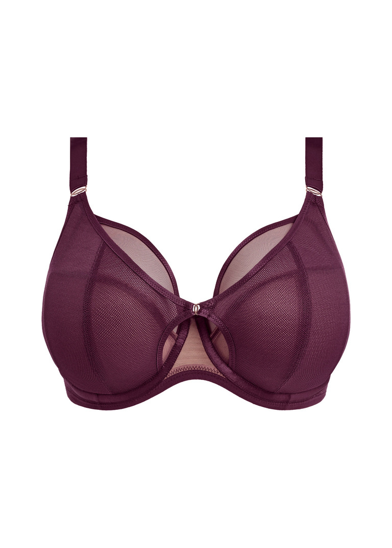 Biustonosz plunge Elomi KINTAI EL301202BLY Uw Plunge Bra Blackberry