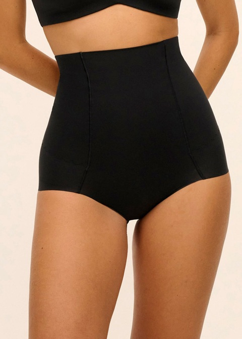 Figi modelujące z wysokim stanem WACOAL FLAWLESS WE602436BLK High Waist Slimming Brief Black