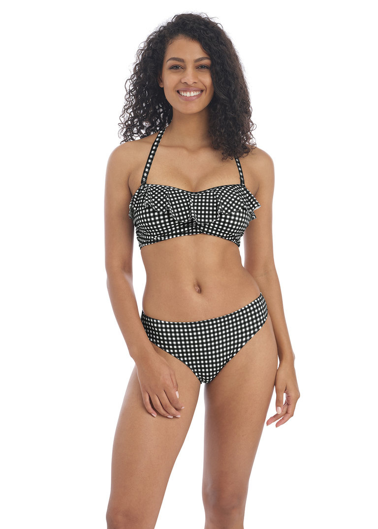 Biustonosz kąpielowy Freya Swim CHECK IN AS201910MOM Uw Bandeau Bikini Top Monochrome