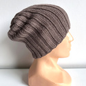 HELLI – czapka zimowa damska beanie 100% baby merino 17 beż