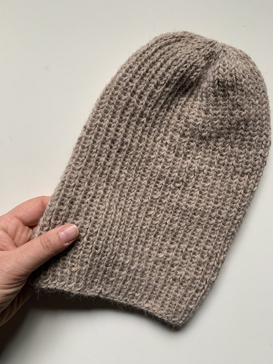 KIARA Beanie-Mütze aus 100% Alpaka 2020 Jasny Nugat
