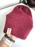 CHMURKA Alpaca Beanie 07 Ruby Red