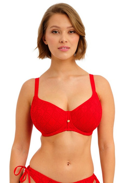 Biustonosz kąpielowy Freya Swim NOMAD NIGHTS AS205404LAA Uw Halter Bikini Top Lava