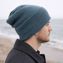 Beanie in 100% Baby Merino – 66 Misty Forest