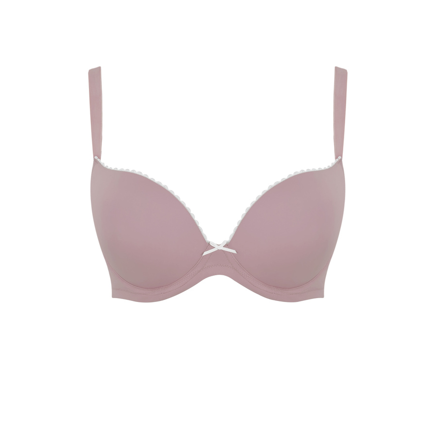 Biustonosz Cleo Panache FAITH 10666C Moulded Plunge Bra Mauve Pink