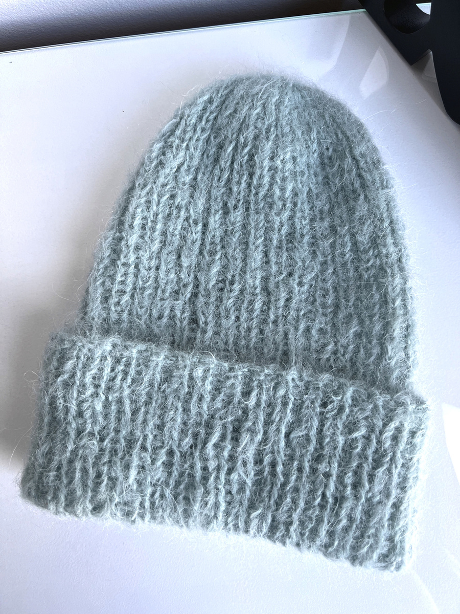 WATA CUKROWA – czapka z alpaki damska 09 morska zieleń