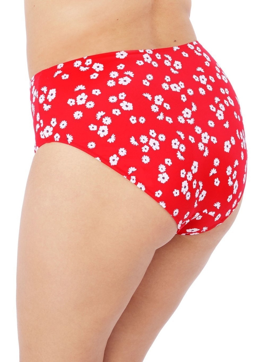 Strój kąpielowy Elomi Swim PLAIN SAILING ES7271RFL + ES7275RFL Non Wired Moulded Tankini Top + Bikini Brief Red Floral