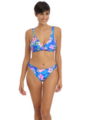 Figi kąpielowe Freya Swim HOT TROPICS AS204575BLE High Leg Bikini Brief Blue