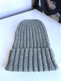 HELLI – czapka merino beanie wywijana 100% baby merino 50 Zielona Szałwia