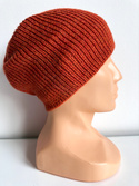 Czapka z alpaki HELEN 100% Alpaka 2925 Rdza