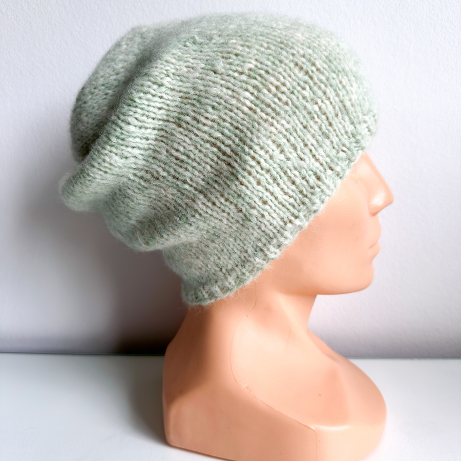 CHMURKA Handmade Alpaca Beanie 42 lody pistacjowe
