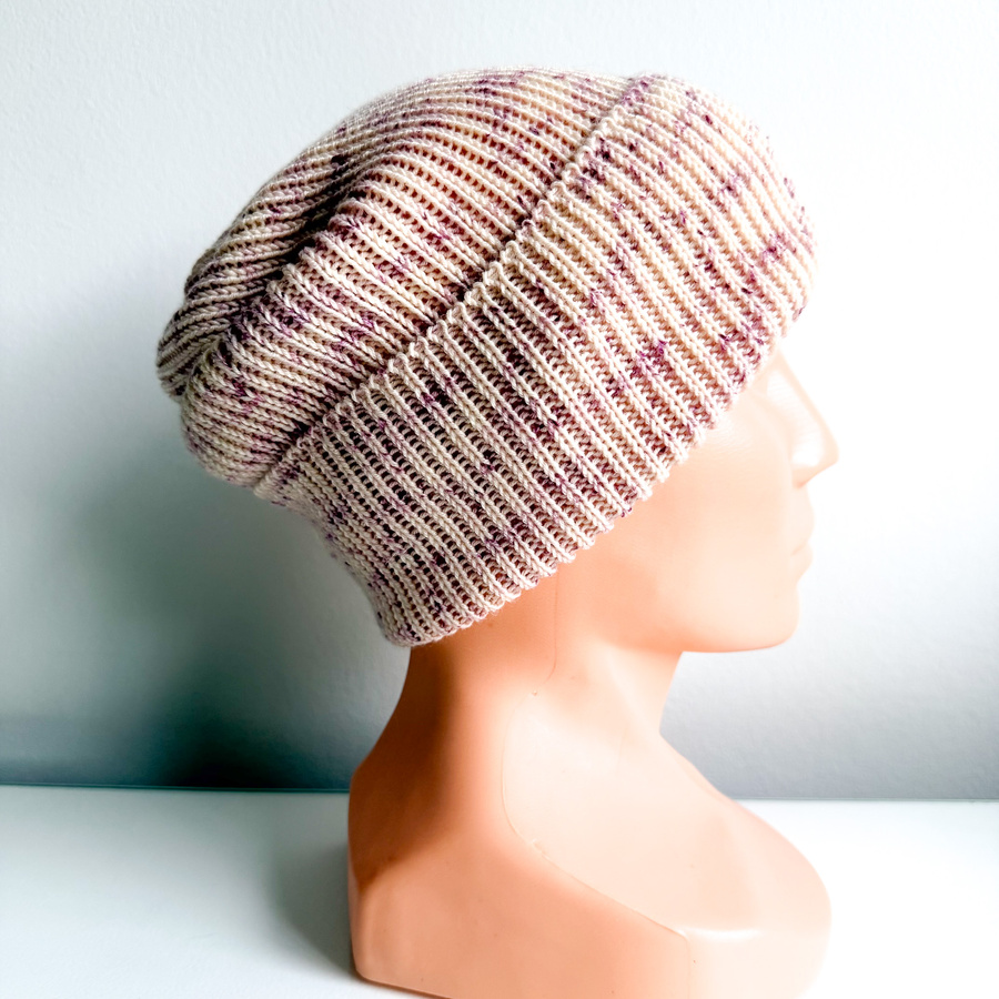 VARELLA – czapka baby merino wywijana 104 Senny Pył jesienno-zimowa