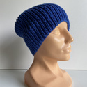 NANA Beanie-Mütze aus Baby-Merinowolle 33 Leuchtblau Herbst-Winter