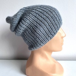 KIARA Beanie-Mütze aus Alpaka 100% Alpaka 9021 Mgła