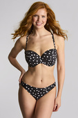 Biustonosz bandeau Panache Swim POLKA DOT SW2073 SCARLETT Bandeau Bikini Top Polka Dot Print