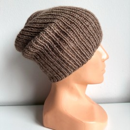 KIARA Alpaca Beanie 100% 618 Nugat Beige