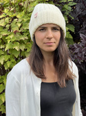 HELLI – czapka zimowa merino beanie 100% Baby Merino 02 Ecru