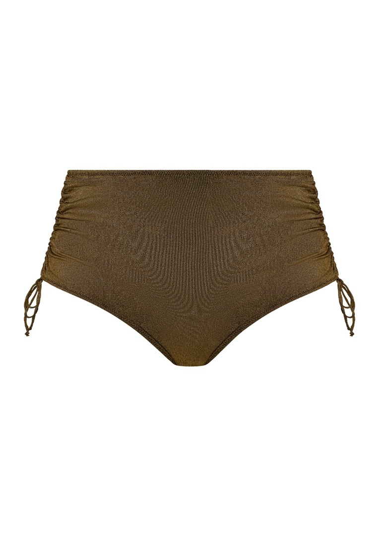 Figi kąpielowe Elomi Swim SUNSET SHIMMER ES803273GOR Adjustable Bikini Brief Gold Rush