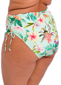 KOMPLET - Biustonosz kąpielowy i majtki Elomi Swim SUNSHINE COVE Aqua ES801802AQA Uw Plunge Bikini Top (36G, 36HH) + figi 42