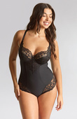 Body Panache ALLURE Body 10767 Full Cup Bodysuit Black