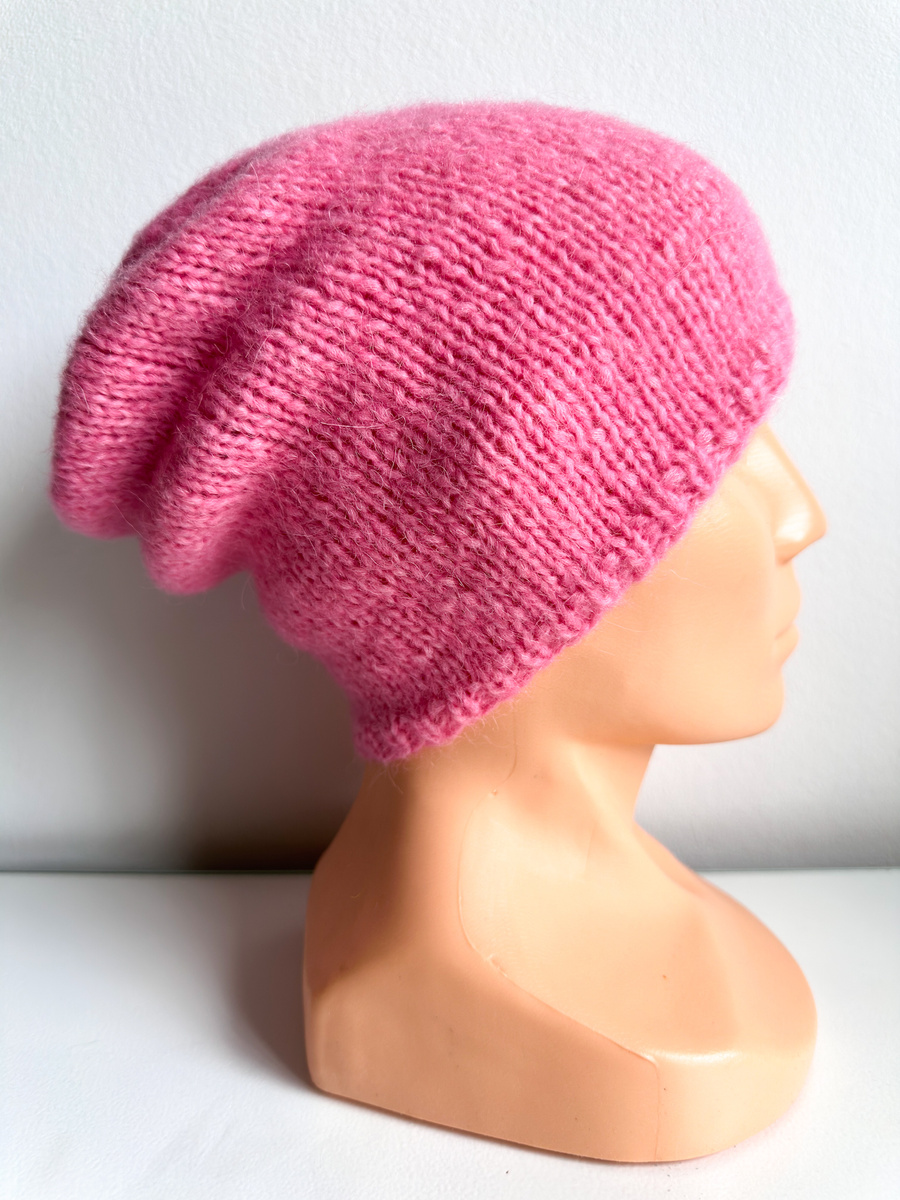 CHMURKA Handmade Alpaca Beanie 53 lody truskawkowe