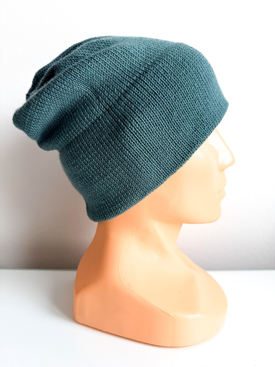 Beanie aus 100% Baby Merino – 66 Nebliger Wald