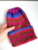 VARELLA Handmade Turn-Up Wool Beanie 2911 multicolor