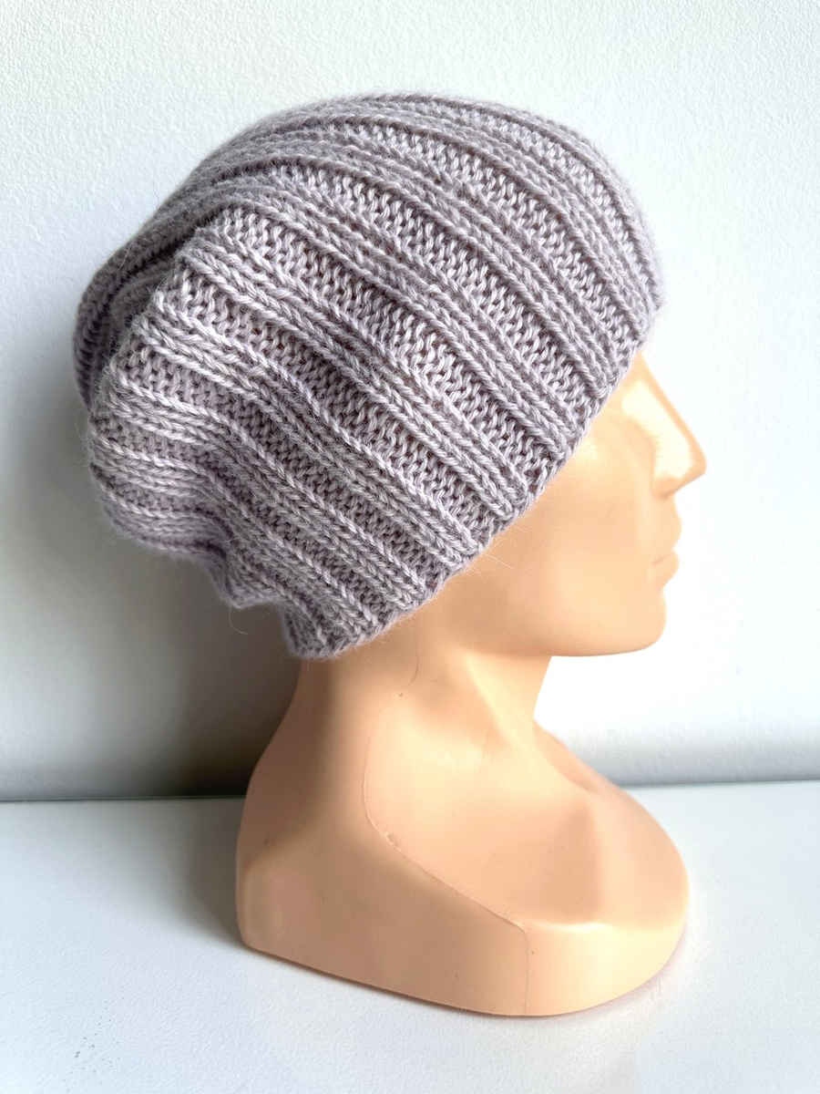 Czapka zimowa LAURIN 100% Alpaka 4010 Jasna Lawenda