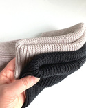 VARELLA – czapka beanie z wełny merino 100% Baby Merino 23 Jasny Beż jesienno-zimowa