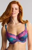 Biustonosz Panache CLARA 7255A Full Cup Bra Teal/Magenta