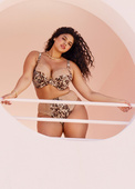 Biustonosz Elomi LUCIE EL4490WIT Uw Plunge Bra - Stretch Wildcat