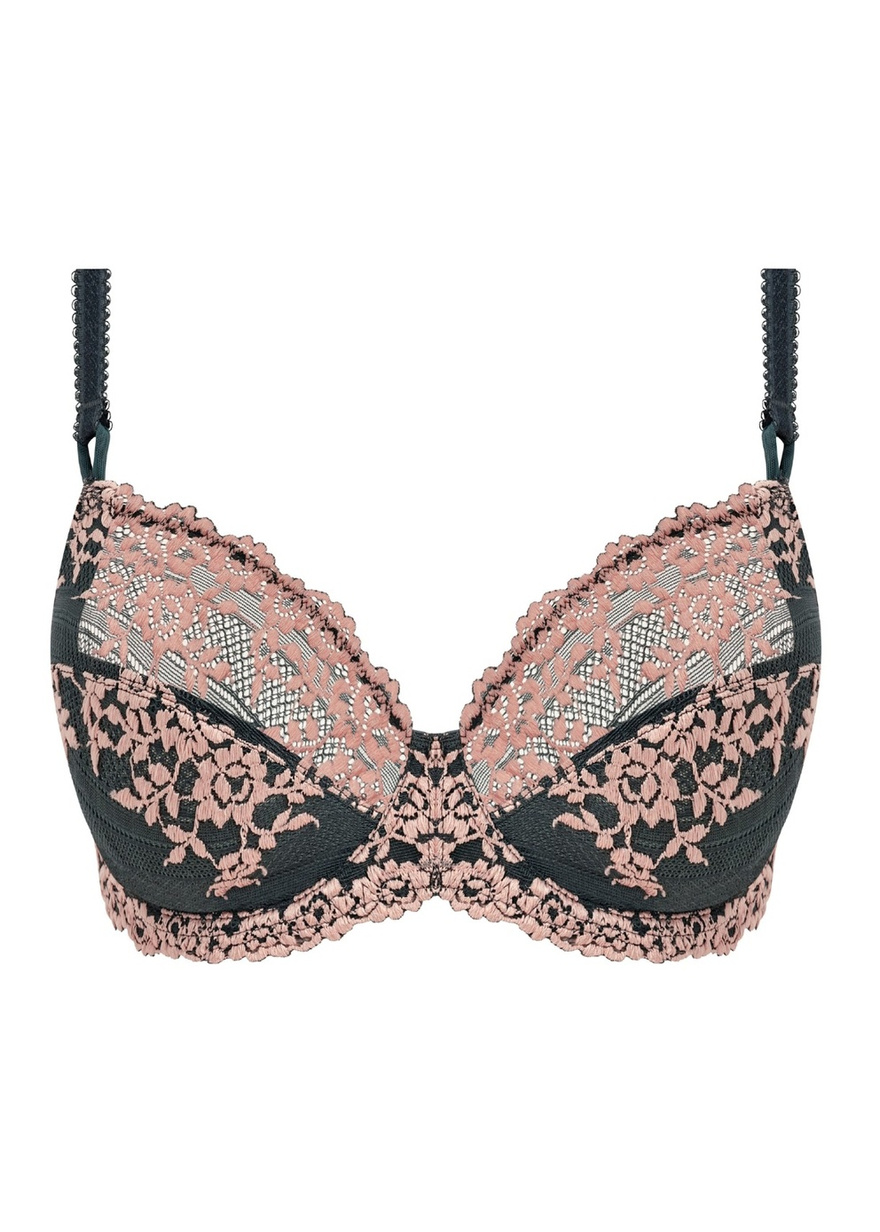 Biustonosz Wacoal EMBRACE LACE WA065191067 Underwired Bra Dark Slate/cloud Pink