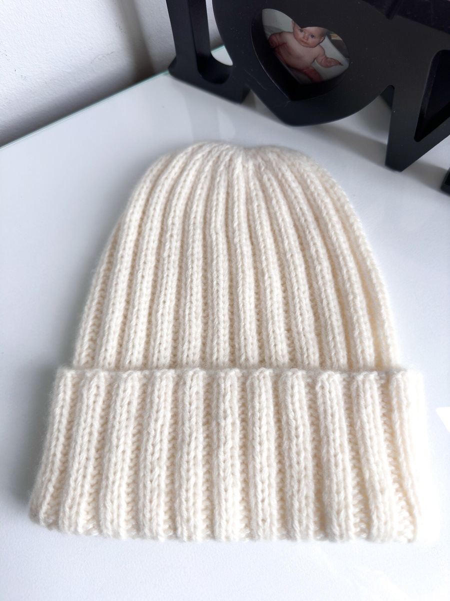 MARLA Kaschmirmütze mit Umschlag 100% 501 Neve