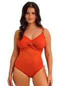 Strój kąpielowy Fantasie Swim OTTAWA FS6360PUM Uw Twist Front Swimsuit With Adjustable Leg Spiced Pumpkin
