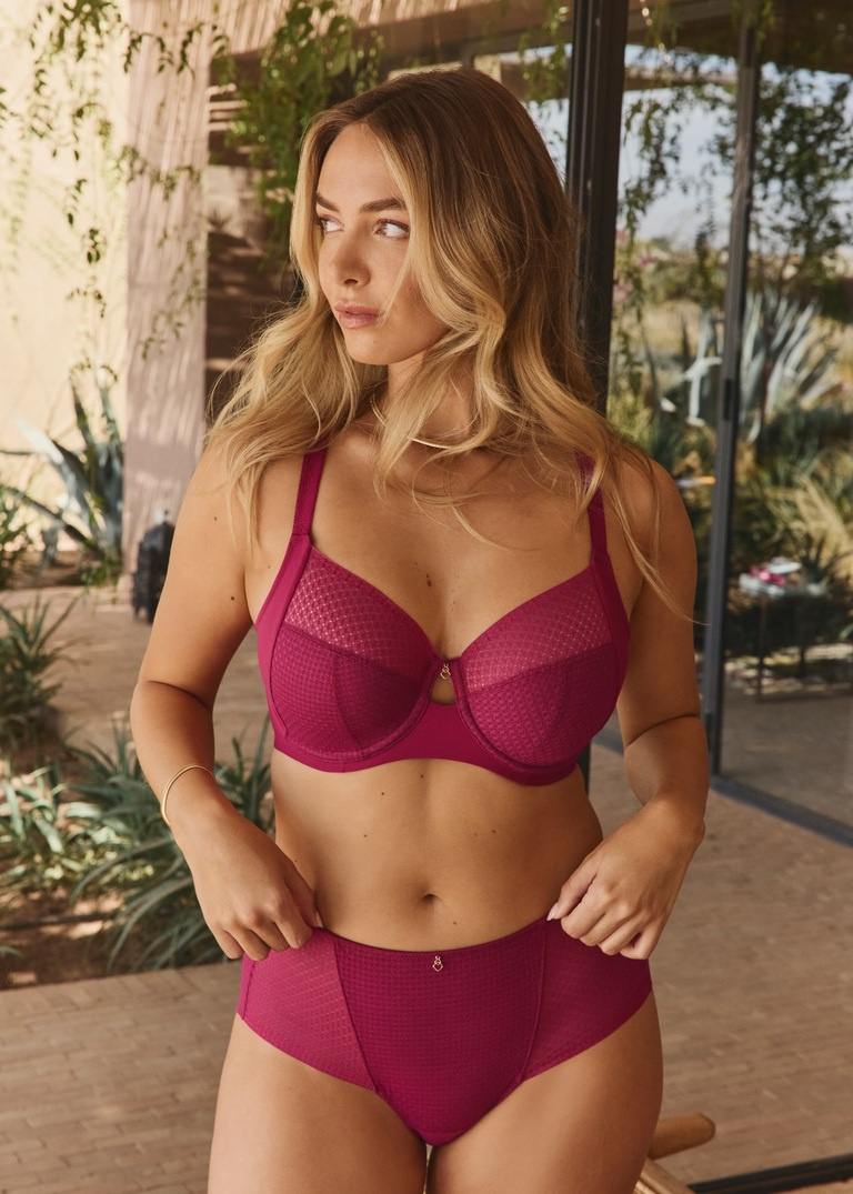Pełne majtki FANTASIE EVOLUTION COMFORT FL104451RUY Full Brief Ruby