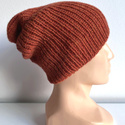 KIARA Beanie-Mütze aus 100% Alpaka 2925 rdza Damen