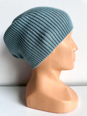 VARELLA – czapka z wełny merino beanie 100% Baby Merino 43 Jasny Morski przejściowa