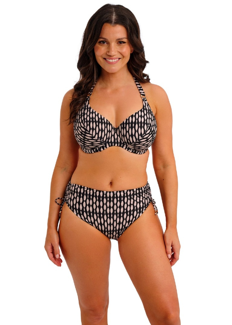 Biustonosz kąpielowy Fantasie SHELL BAY FS506904DEB Uw Halter Bikini Top Desert Blush