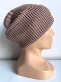 VARELLA – czapka merino beanie wywijana 100% baby merino 49 Pustynna Róża
