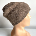 Ręcznie robiona Czapka hand made Tweed RONIA 05 Grizzly